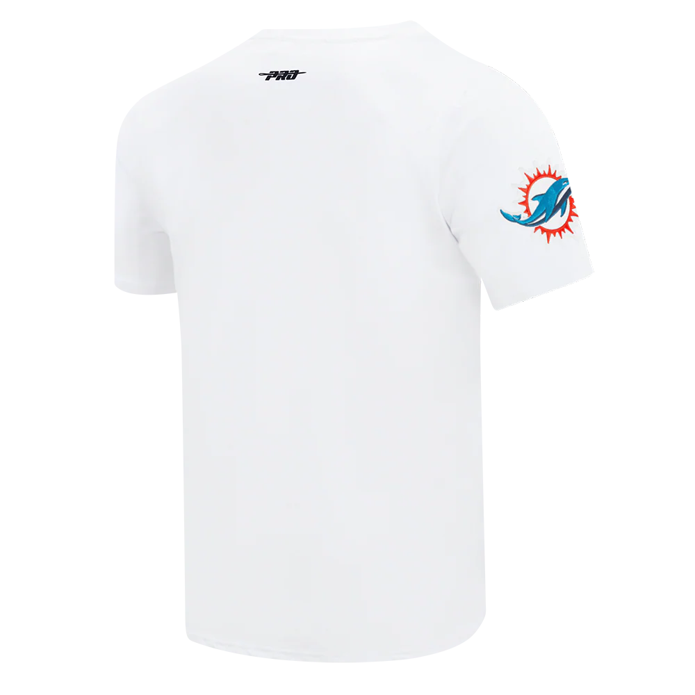 NFL MIAMI DOLPHINS SCRIPT TAIL MEN'S SJ TEE (WHITE) - Image 6