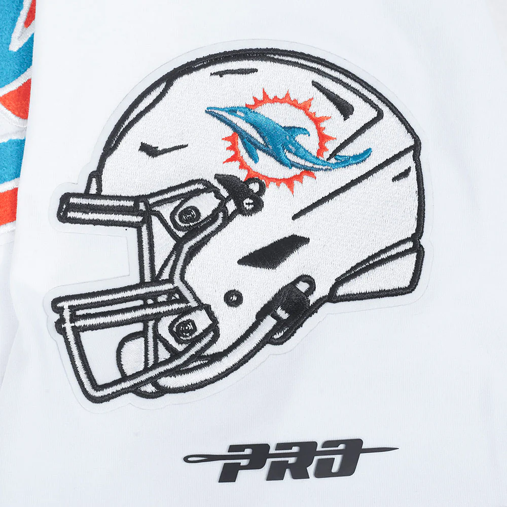 NFL MIAMI DOLPHINS SCRIPT TAIL MEN'S SJ TEE (WHITE) - Image 7