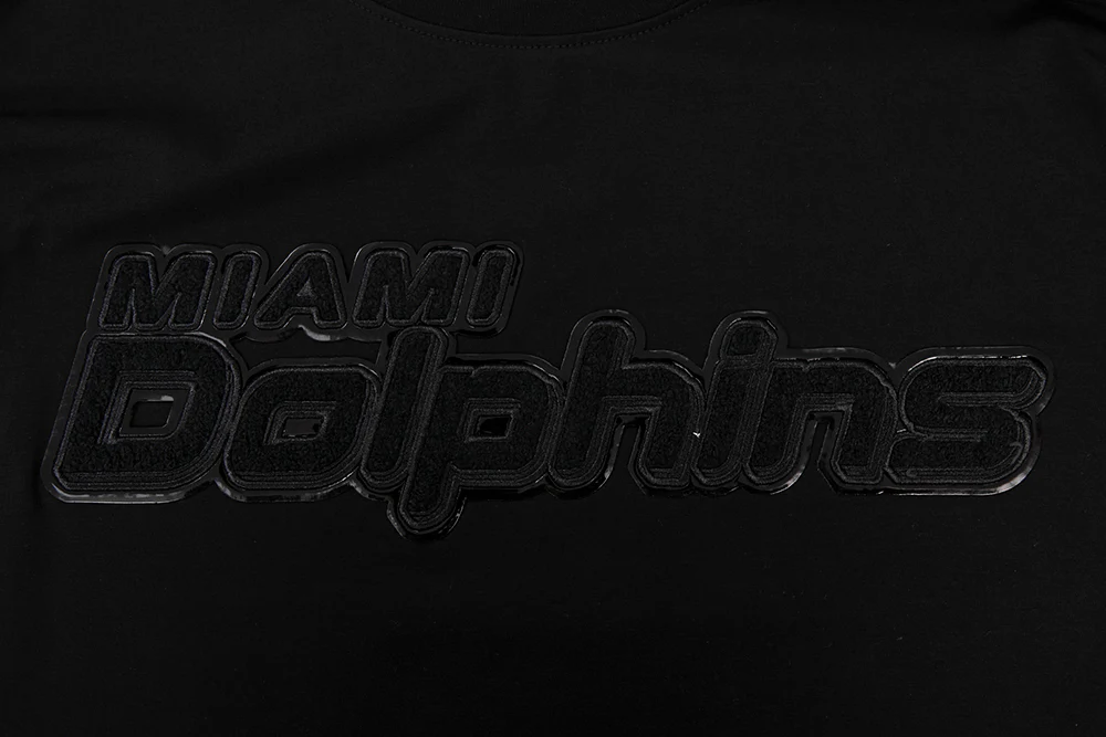 NFL MIAMI DOLPHINS TRIPLE BLACK MEN'S   TEE (TRIPLE BLACK) - Image 5