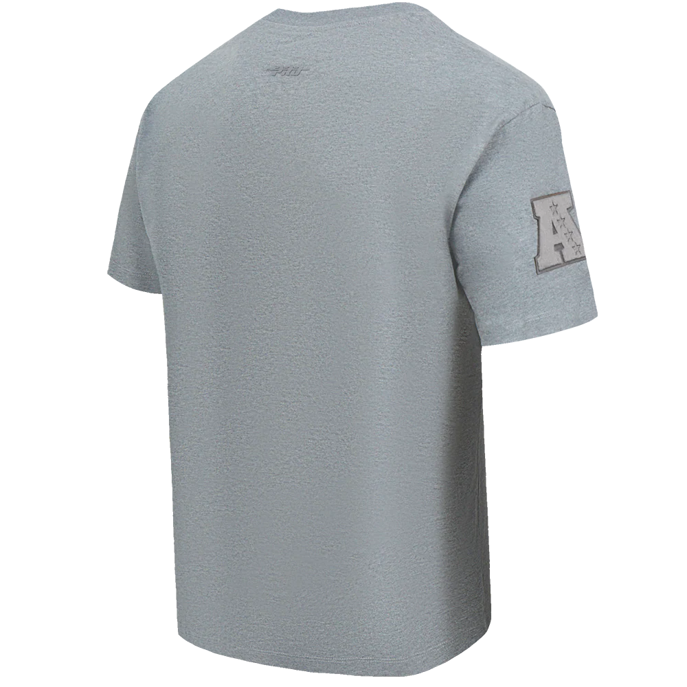 NFL MIAMI DOLPHINS NEUTRAL MEN'S DROP SHOULDER TEE (DARK HEATHER GRAY) - Image 4