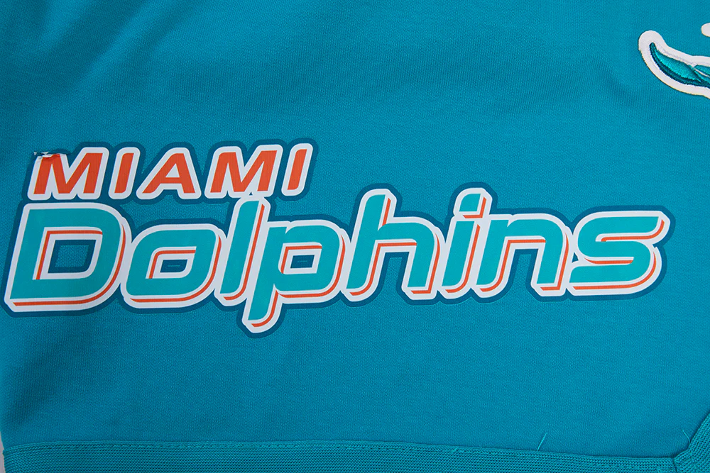 NFL MIAMI DOLPHINS CLASSIC CHENILLE DOUBLE KNIT SHORT (TEAL) - Image 6