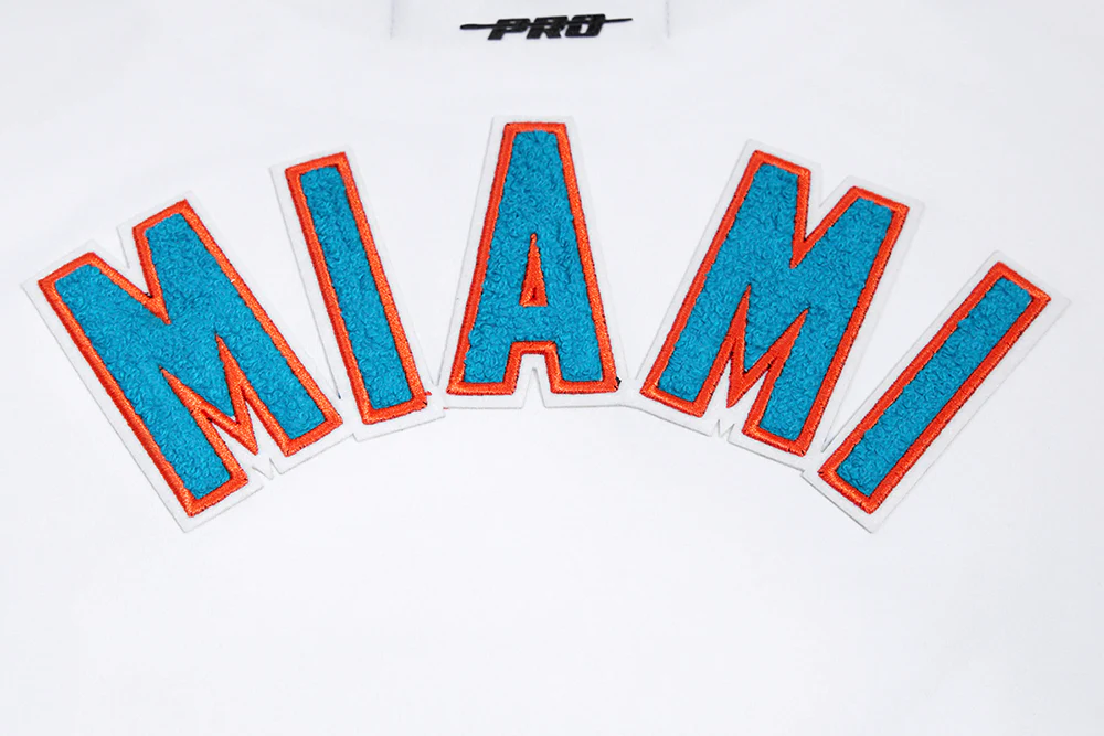 NFL MIAMI DOLPHINS CLASSIC WOMEN'S SINGLE JERSEY BOXY TEE (WHITE) - Image 7
