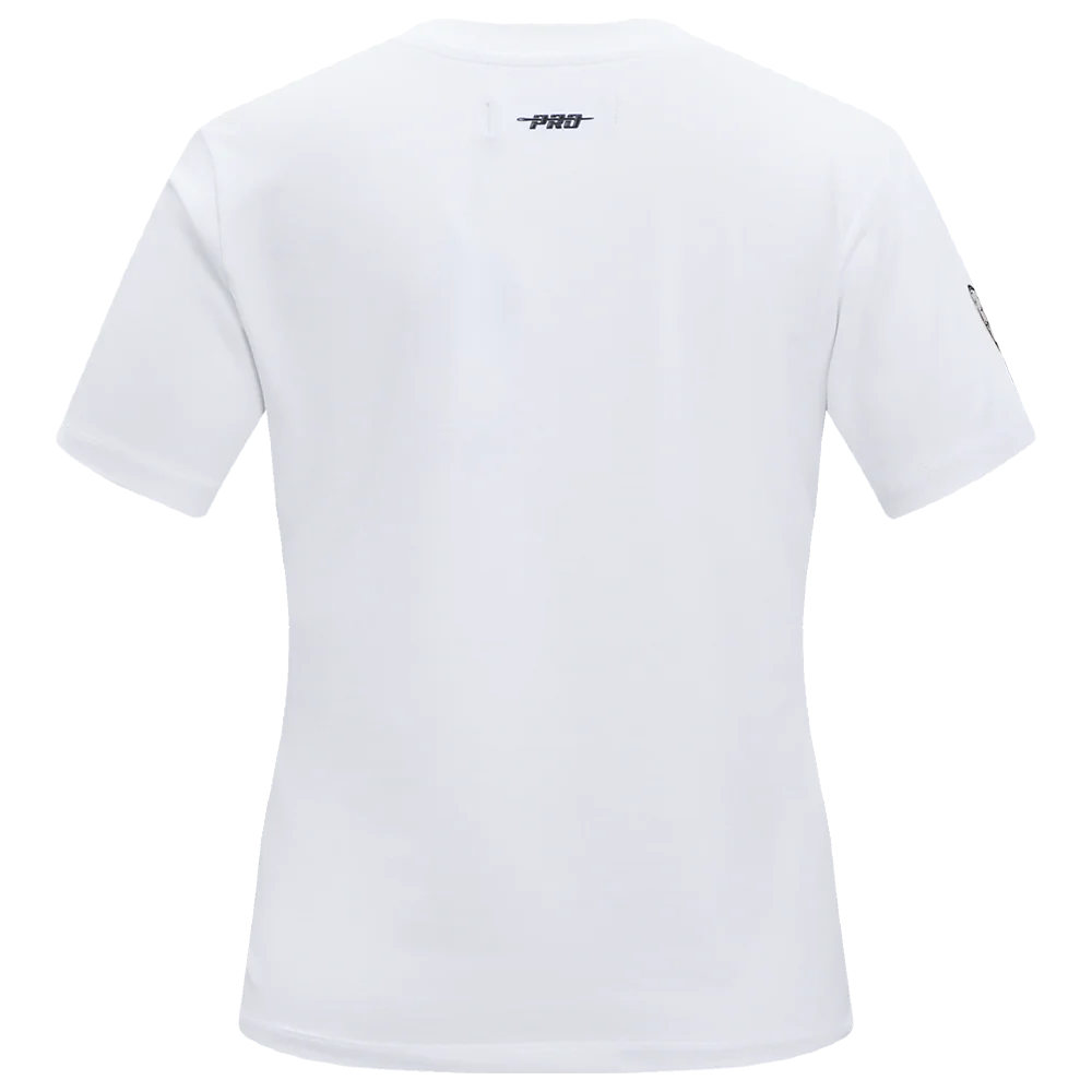 NFL MIAMI DOLPHINS CLASSIC SHORT SLEEVE WOMEN'S SLIM FIT TEE (WHITE) - Image 4