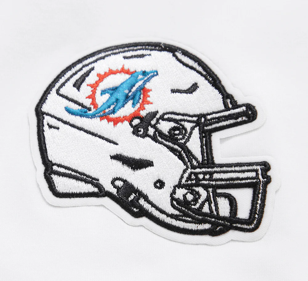 NFL MIAMI DOLPHINS CLASSIC SHORT SLEEVE WOMEN'S SLIM FIT TEE (WHITE) - Image 6