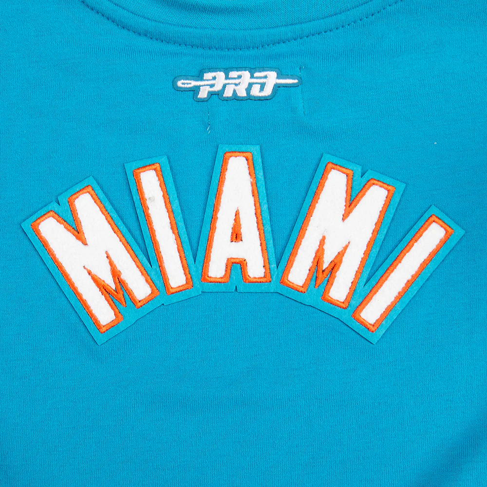NFL MIAMI DOLPHINS CLASSIC BIG GIRL'S SS BOXY TEE (TEAL) - Image 6
