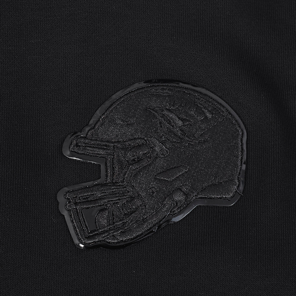 NFL MIAMI DOLPHINS TRIPLE BLACK WOMEN'S FLC CREWNECK (TRIPLE BLACK WOMEN'S) - Image 8