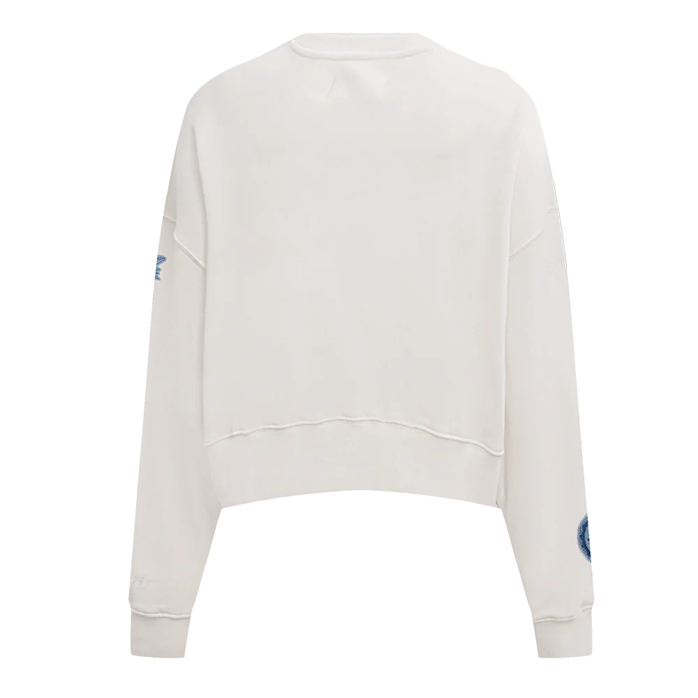 NFL MIAMI DOLPHINS VARSITY BLUES WOMEN'S CREWNECK (LINEN) - Image 3