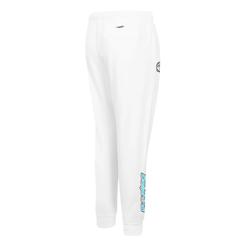 NFL MIAMI DOLPHINS CLASSIC WOMEN'S FLEECE SWEATPANT (WHITE) - Image 5