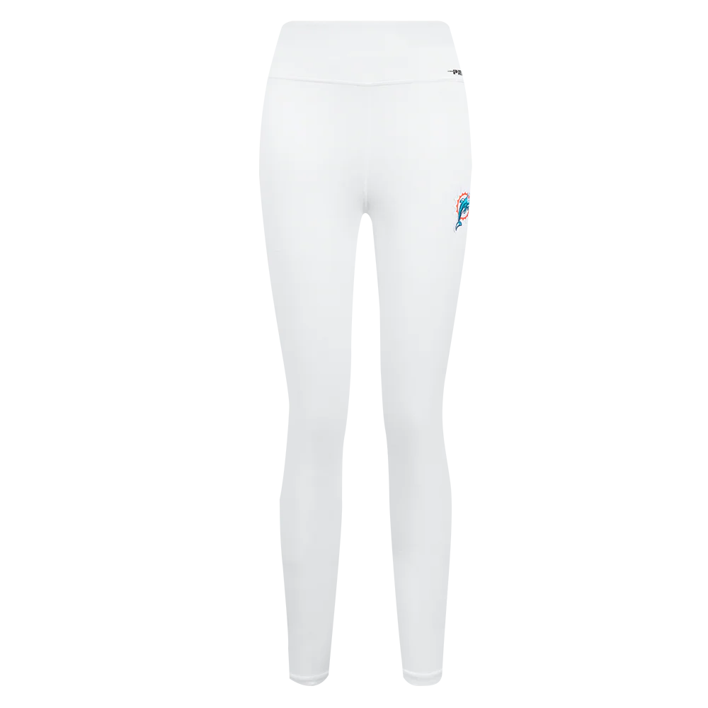 NFL MIAMI DOLPHINS RETRO CLASSIC WOMEN'S JERSEY LEGGING (WHITE)