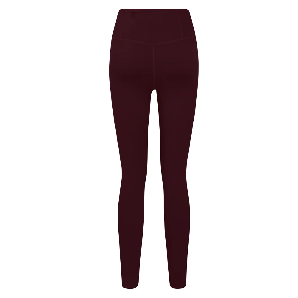 NFL MIAMI DOLPHINS NEUTRAL HIGH WAIST JERSEY LEGGING (WINE) - Image 4