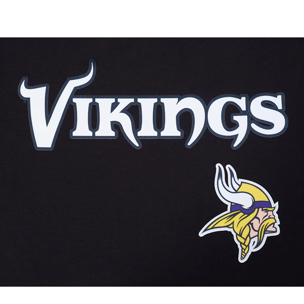 NFL MINNESOTA VIKINGS CLASSIC MESH MEN'S SJ STRIPED TEE (BLACK/PURPLE) - Image 6