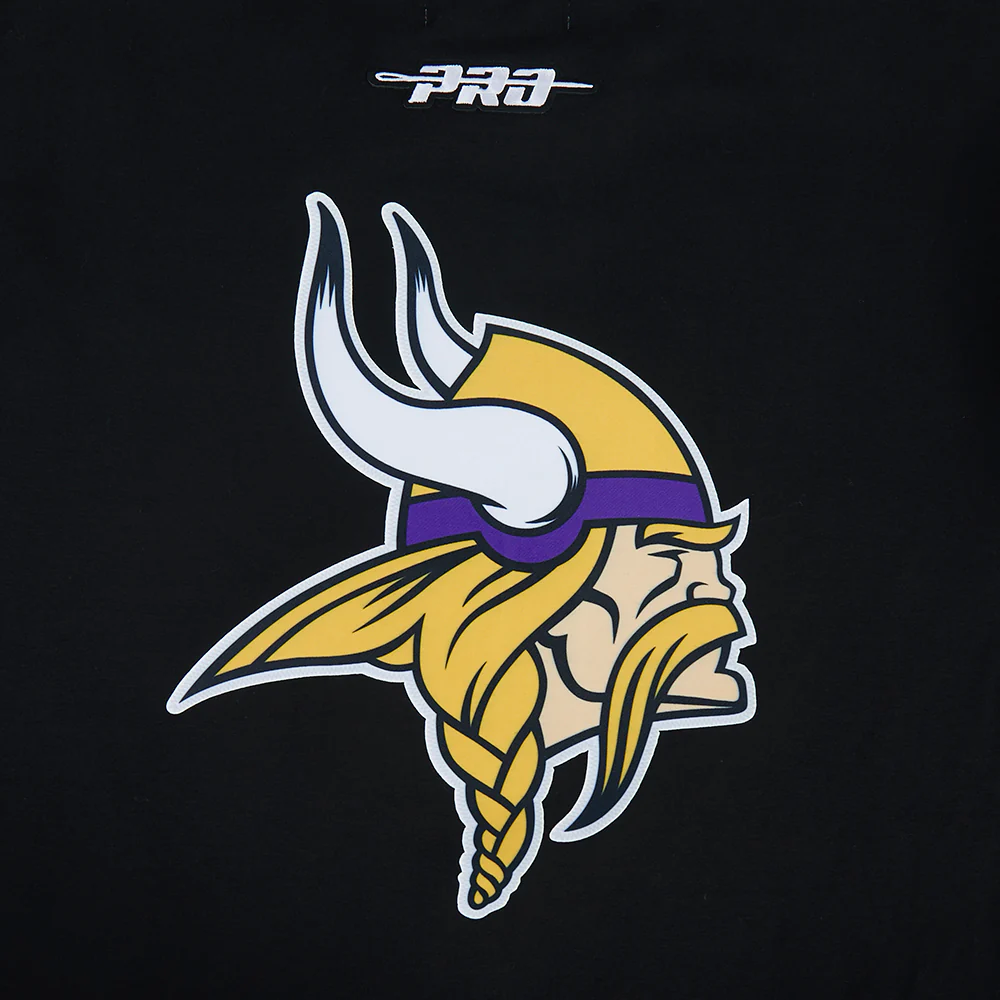 NFL MINNESOTA VIKINGS JUSTIN JEFFERSON #18 CLASSIC PNN MEN'S SJ TEE (BLACK) - Image 5