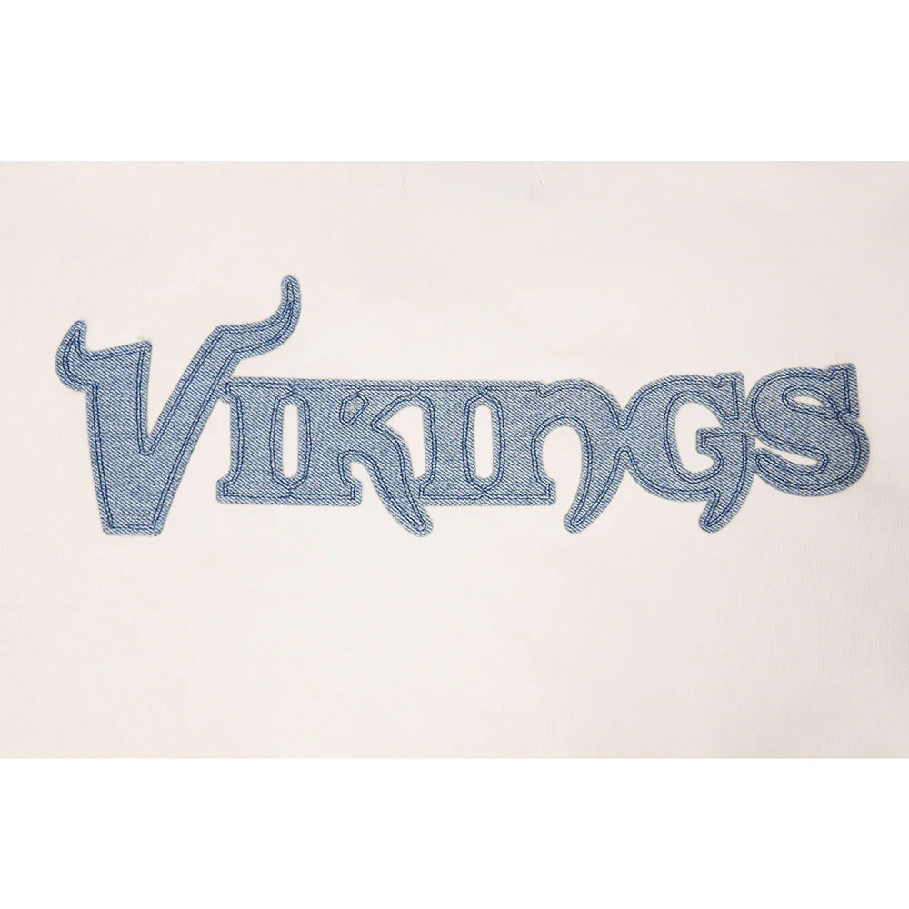 NFL MINNESOTA VIKINGS VARSITY BLUES MEN'S FLC PO HOODIE (LINEN) - Image 14
