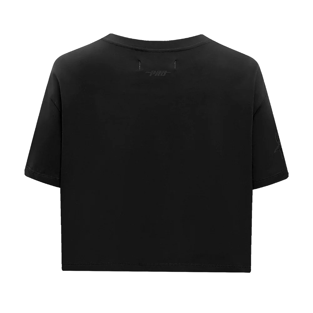 NFL MINNESOTA VIKINGS NEUTRAL WOMEN'S BOXY TEE (BLACK) - Image 3