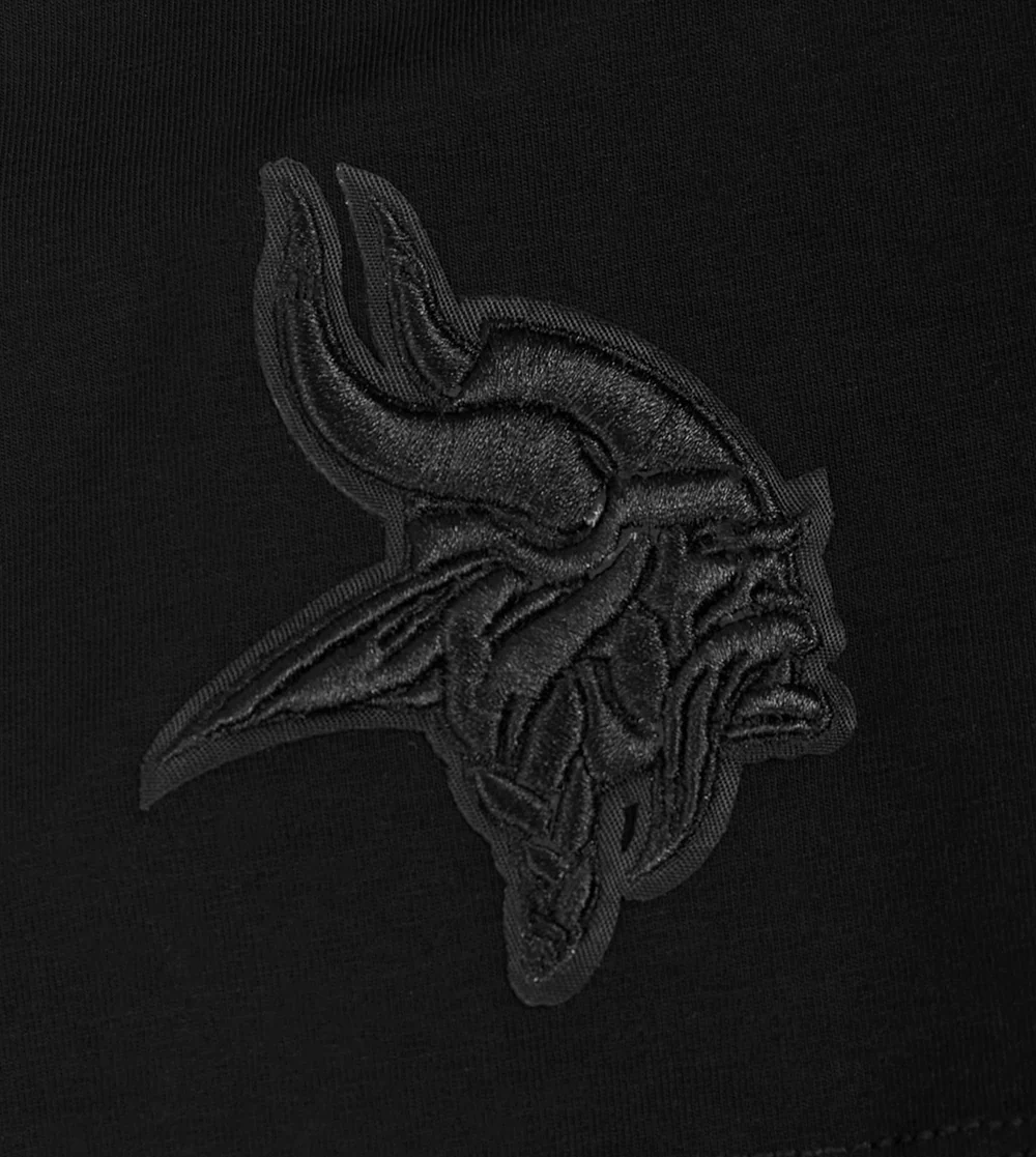 NFL MINNESOTA VIKINGS NEUTRAL WOMEN'S BOXY TEE (BLACK) - Image 5