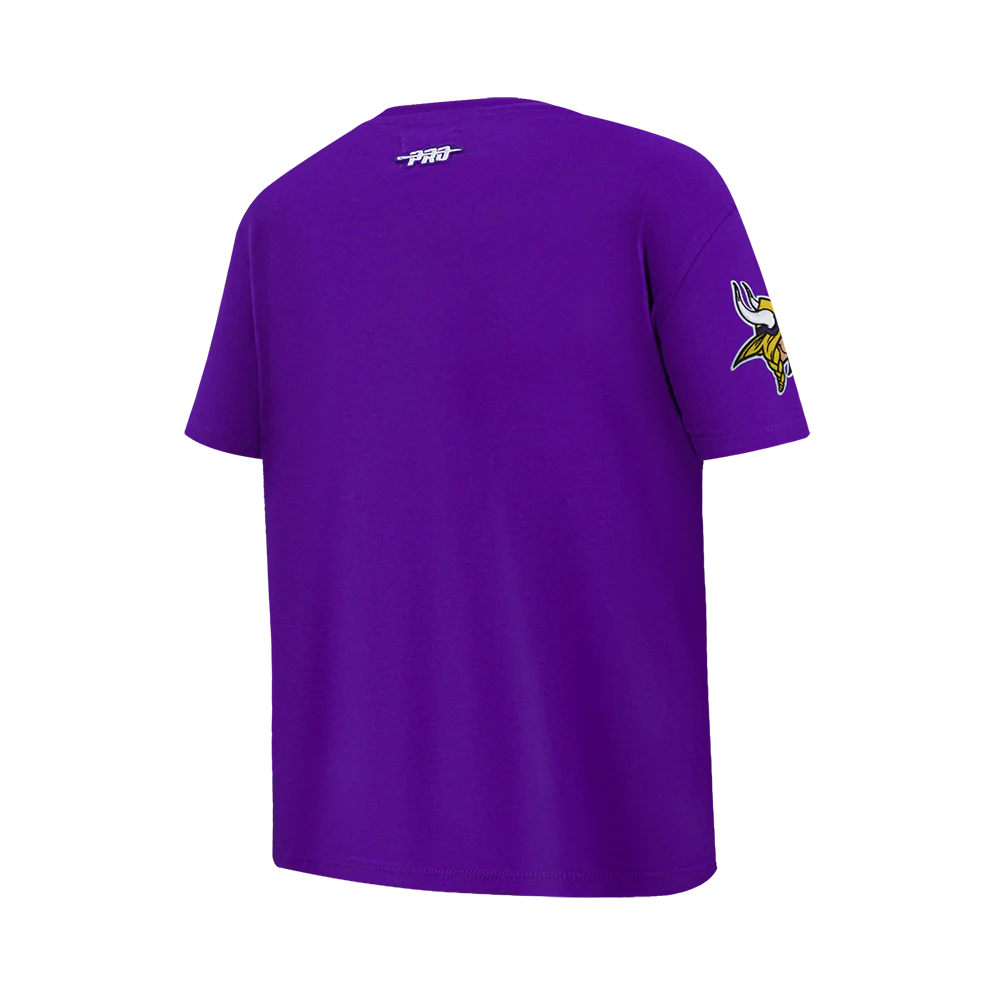 NFL MINNESOTA VIKINGS CLASSIC BIG BOY'S SJ TEE (PURPLE) - Image 4