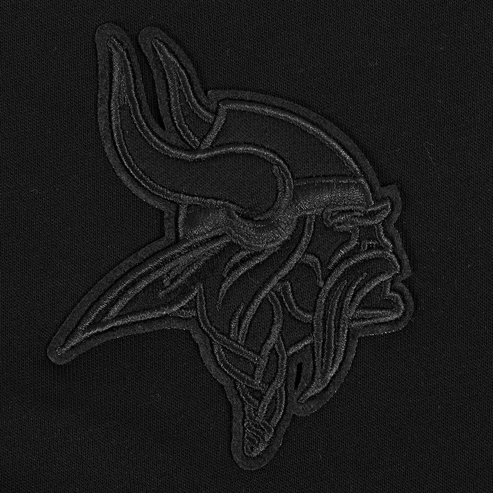 NFL MINNESOTA VIKINGS NEUTRAL WOMEN'S CREWNECK (BLACK) - Image 5