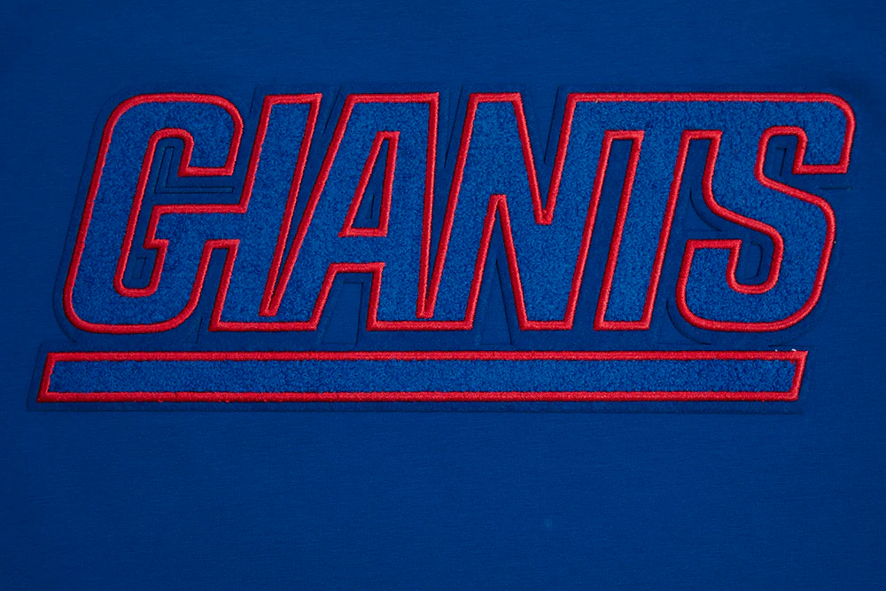 NFL NEW YORK GIANTS CLASSIC CHENILLE MEN'S TEE (DODGER BLUE) - Image 5