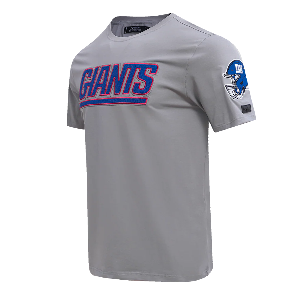 NFL NEW YORK GIANTS CLASSIC CHENILLE MEN'S TEE (GRAY) - Image 2