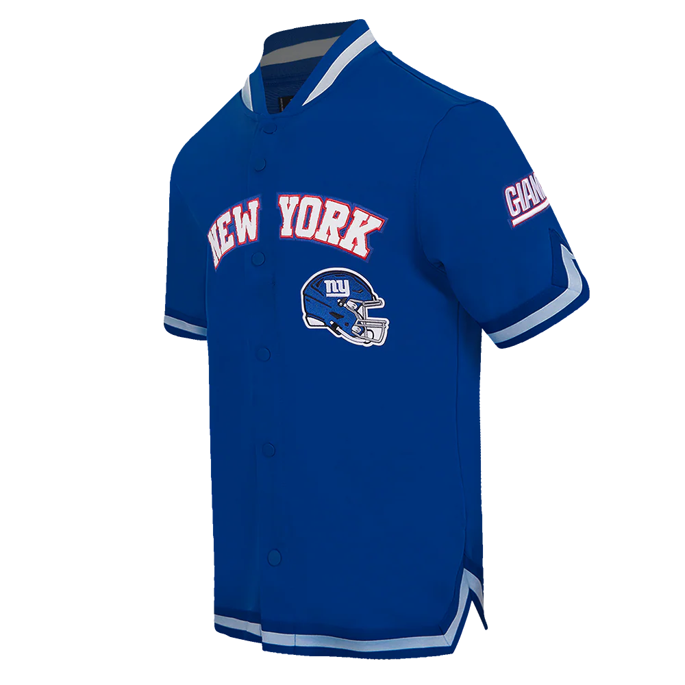 NFL NEW YORK GIANTS CLASSIC MEN'S WARM UP JACKET (DODGER BLUE) - Image 2