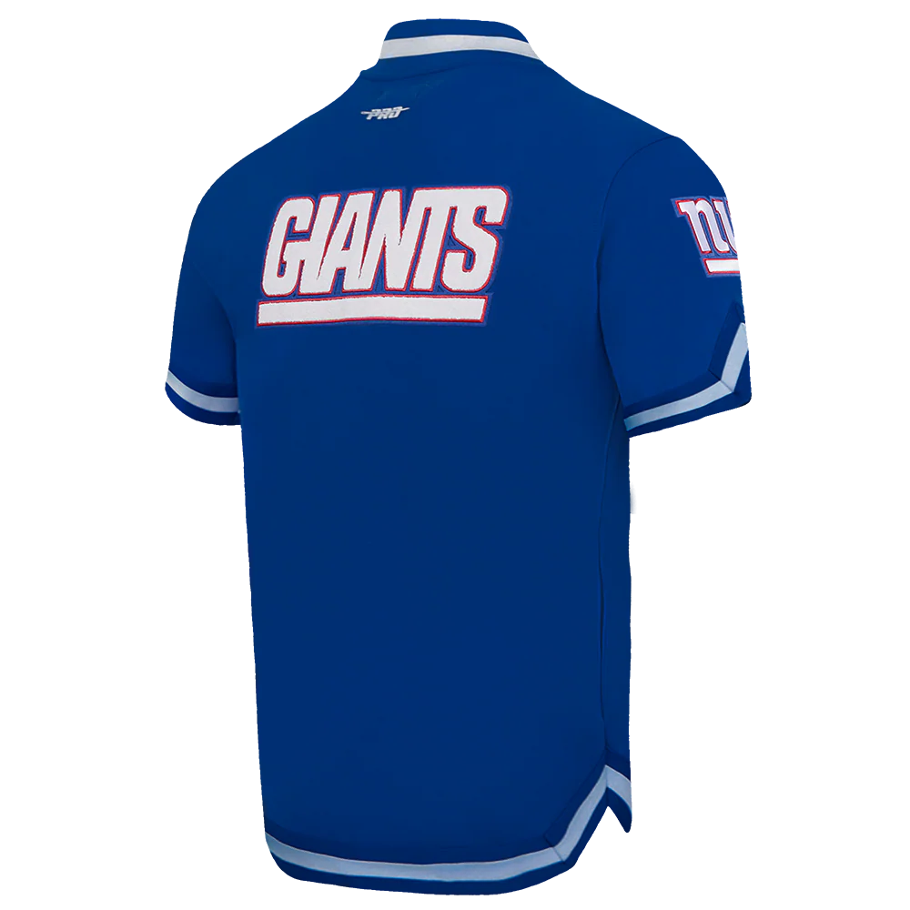 NFL NEW YORK GIANTS CLASSIC MEN'S WARM UP JACKET (DODGER BLUE) - Image 4