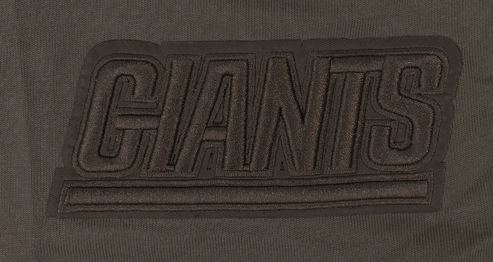 NFL NEW YORK GIANTS NEUTRAL MEN'S DROP SHOULDER TEE (DARK TAUPE) - Image 7