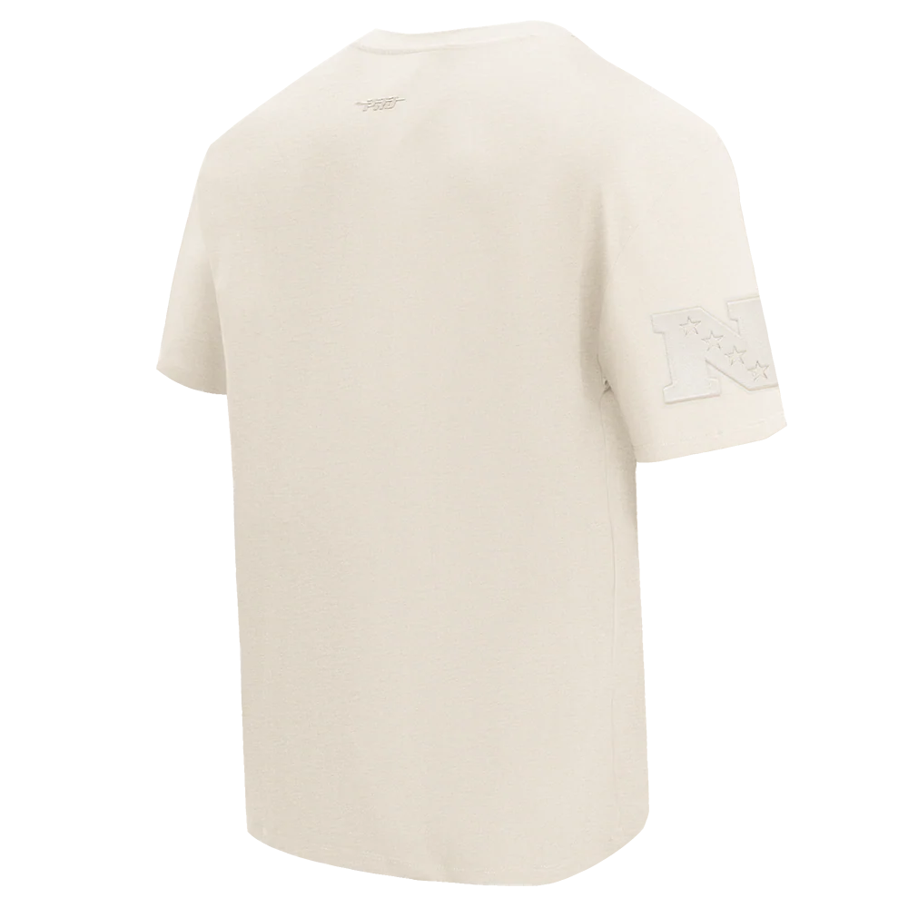 NFL NEW YORK GIANTS NEUTRAL DROP SHOULDER MEN'S TEE (EGGSHELL) - Image 3