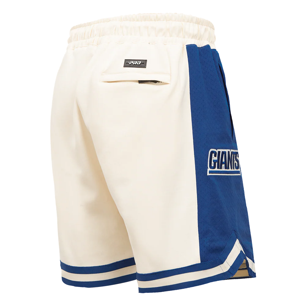 NFL NEW YORK GIANTS RETRO CLASSIC MEN'S 2.0 SHORT (EGGSHELL/DODGER BLUE) - Image 3