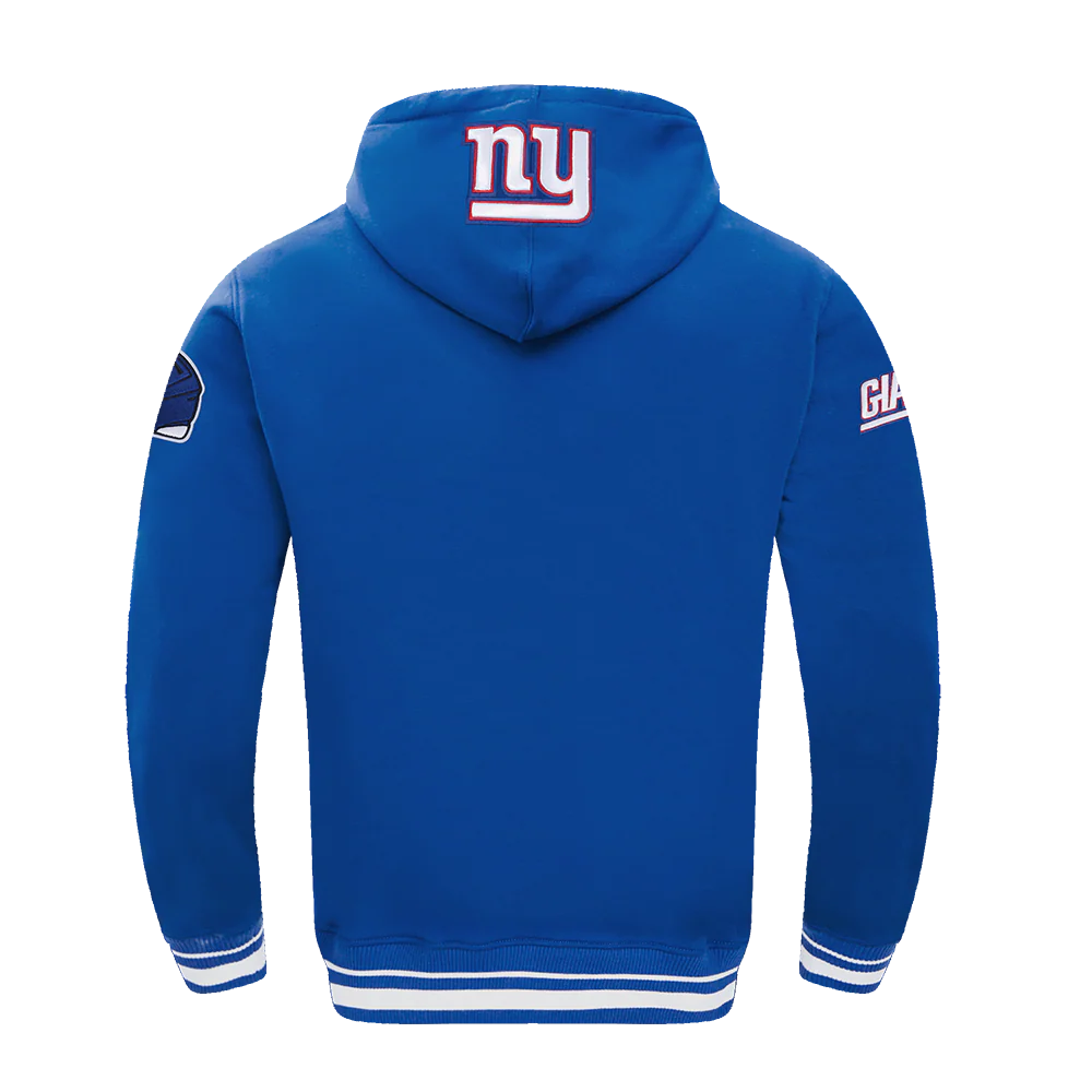 NFL NEW YORK GIANTS SCRIPT TAIL MEN'S RIB FLC PO HOODIE (DODGER BLUE) - Image 7