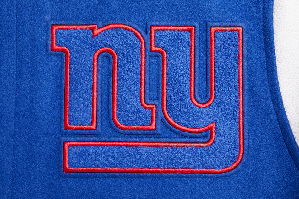 NFL NEW YORK GIANTS CLASSIC WOOL MEN'S VARSITY JACKET (DODGER BLUE/WHITE) - Image 7