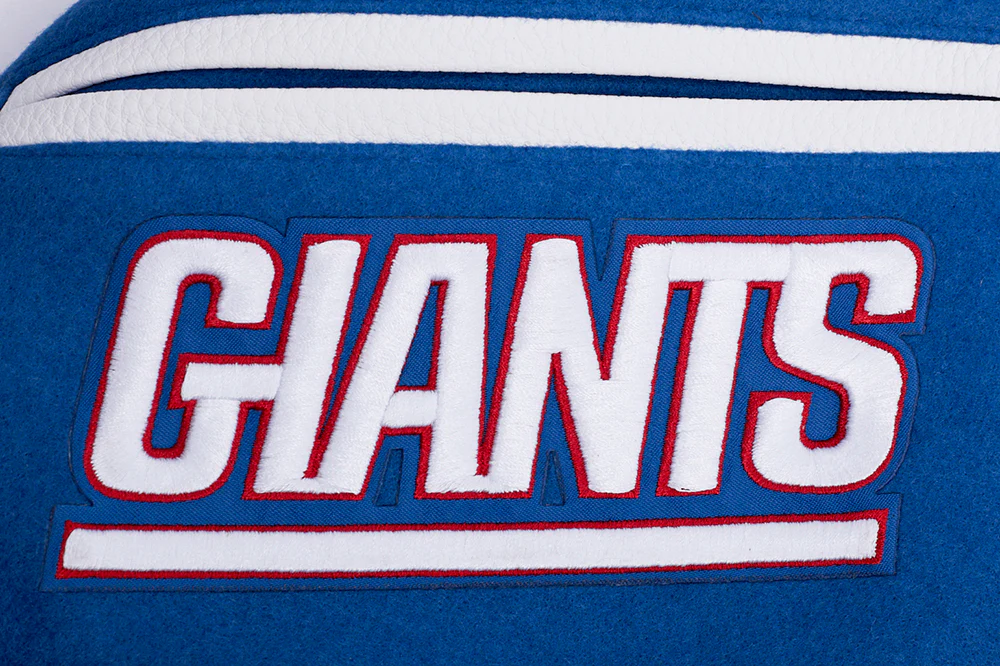 NFL NEW YORK GIANTS MASHUP MEN'S RIB WOOL VARSITY JACKET (DODGER BLUE/WHITE) - Image 18