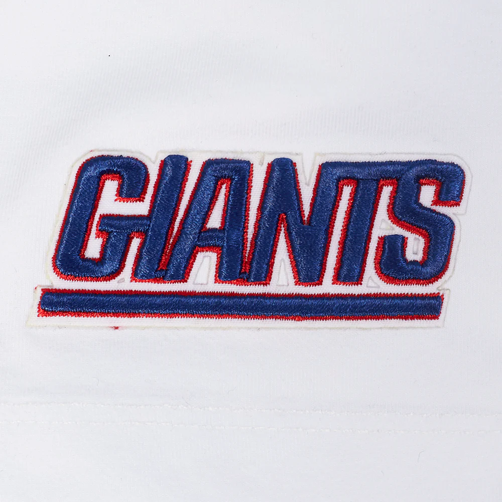 NFL NEW YORK GIANTS SCRIPT TAIL WOMEN'S SJ BOXY TEE (WHITE) - Image 7