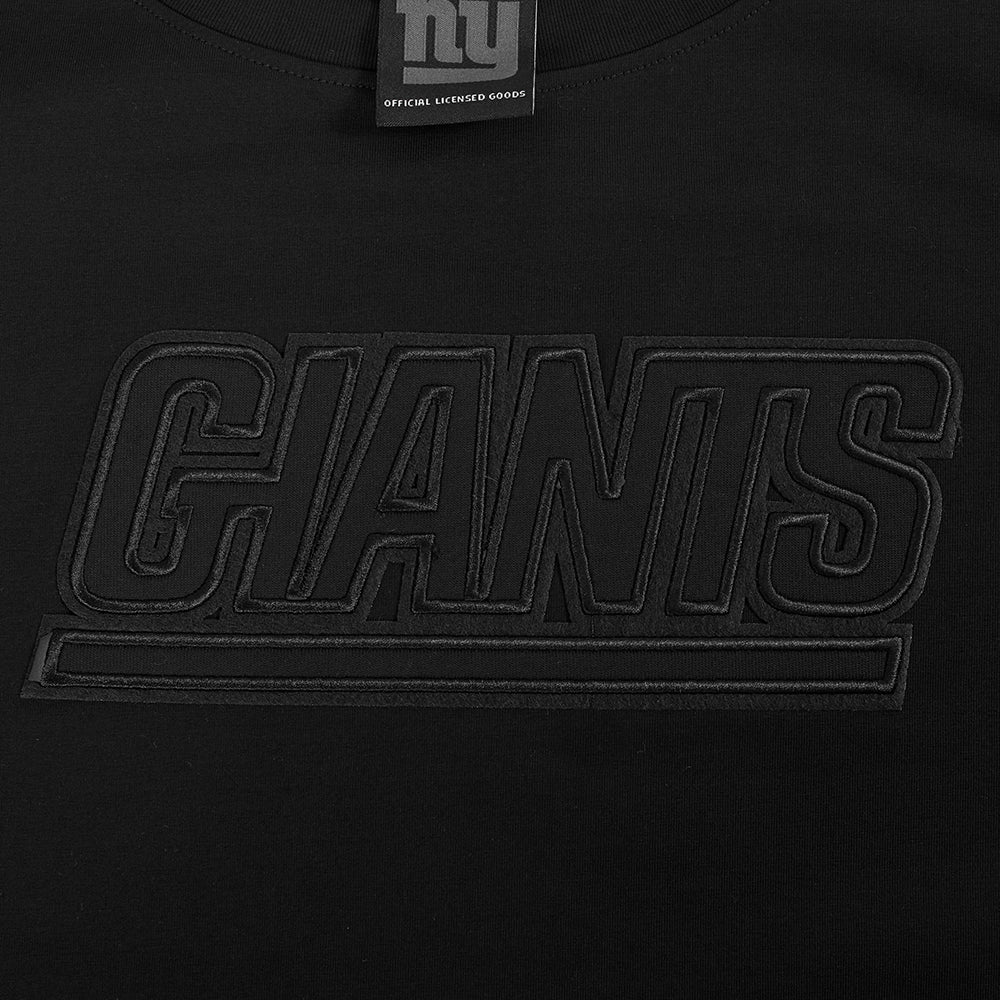 NFL NEW YORK GIANTS NEUTRAL WOMENS BOXY TEE (BLACK) - Image 5