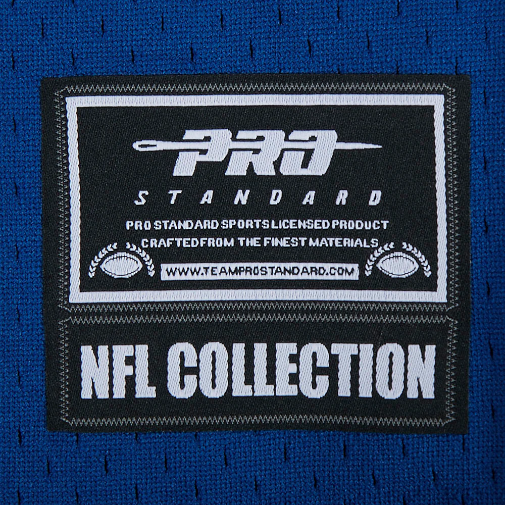 NFL NEW YORK GIANTS CLASSIC BIG BOY'S MESH BUTTON DOWN SHIRT (DODGER BLUE) - Image 7