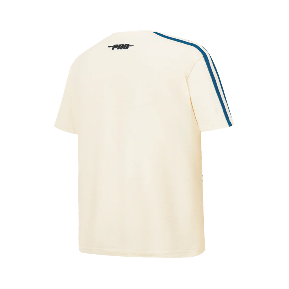 NFL NEW YORK GIANTS RETRO CLASSIC BIG BOY'S SS TAPING TEE (EGGSHELL/DODGER BLUE) - Image 4