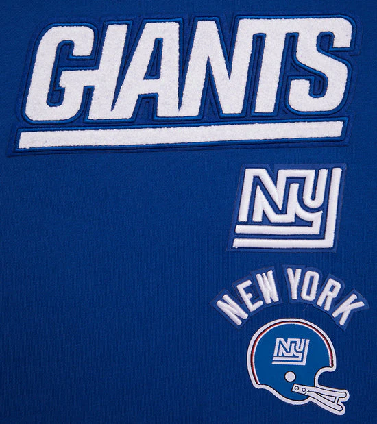 NFL NEW YORK GIANTS RETRO CLASSIC WOMEN'S RIB CREWNECK (DODGER BLUE) - Image 6
