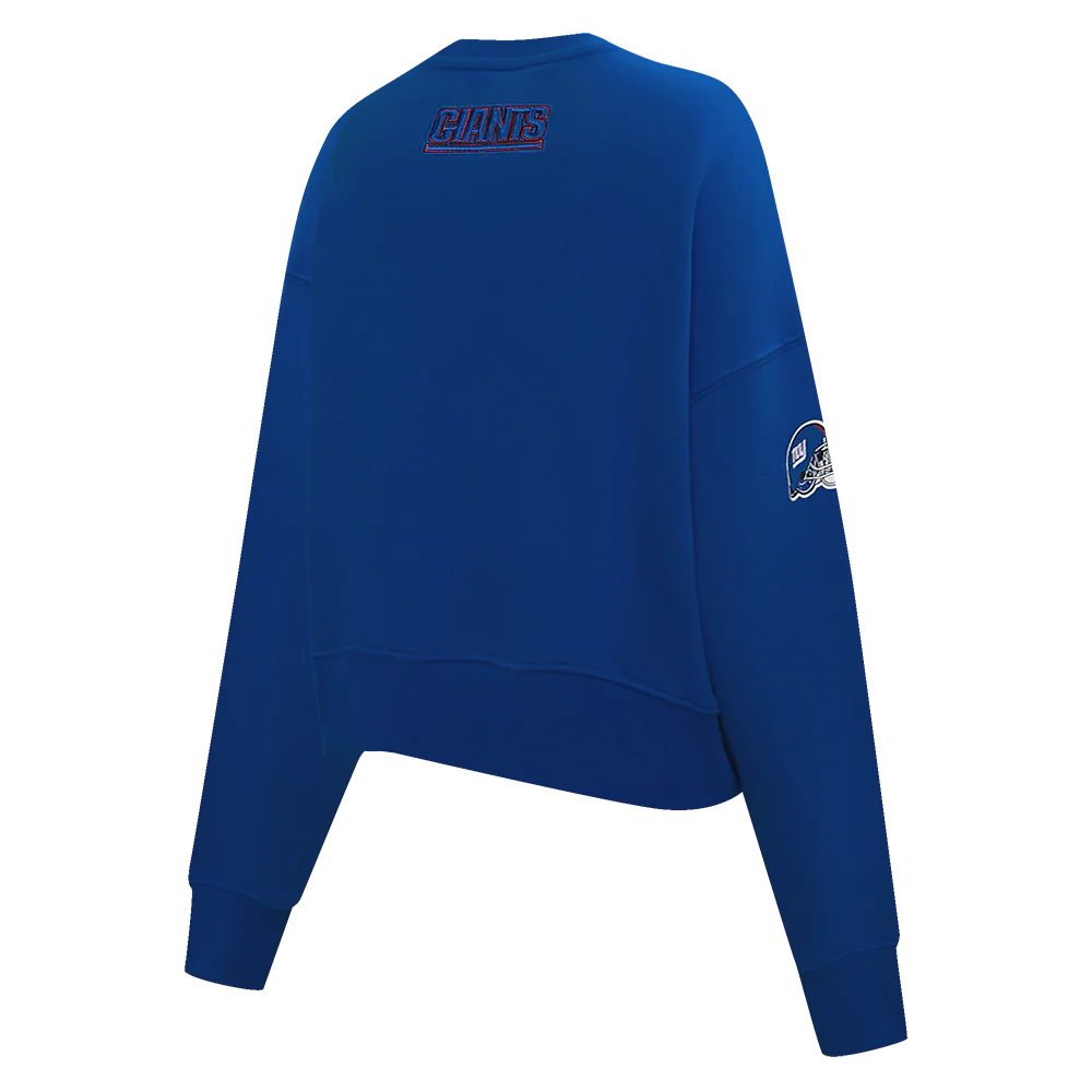 NFL NEW YORK GIANTS CLASSIC WOMEN'S CREWNECK (DODGER BLUE) - Image 4