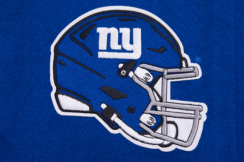 NFL NEW YORK GIANTS CLASSIC WOMEN'S WOOL VARSITY JACKET (DODGER BLUE/WHITE) - Image 6