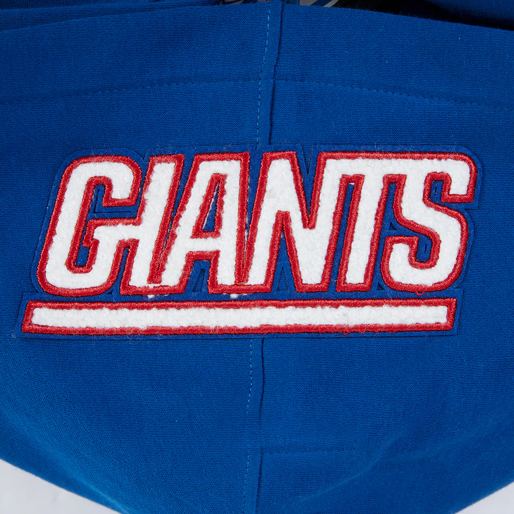 NFL NEW YORK GIANTS CLASSIC LITTLE BOY'S FLC FZ HOODIE (DODGER BLUE) - Image 5