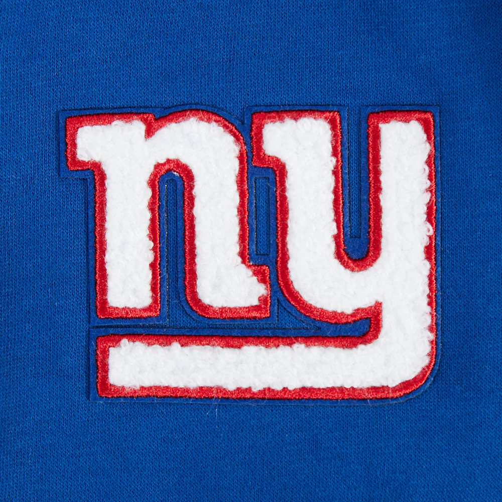 NFL NEW YORK GIANTS CLASSIC LITTLE GIRLS FLEECE FULL ZIP HOODIE (DODGER BLUE) - Image 6