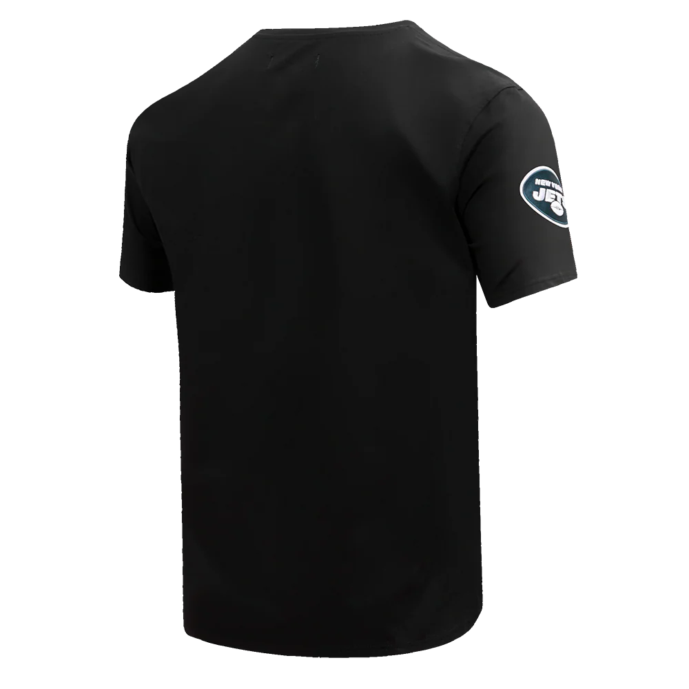 NFL NEW YORK JETS CLASSIC CHENILLE SINGLE JERSEY TEE (BLACK) - Image 3