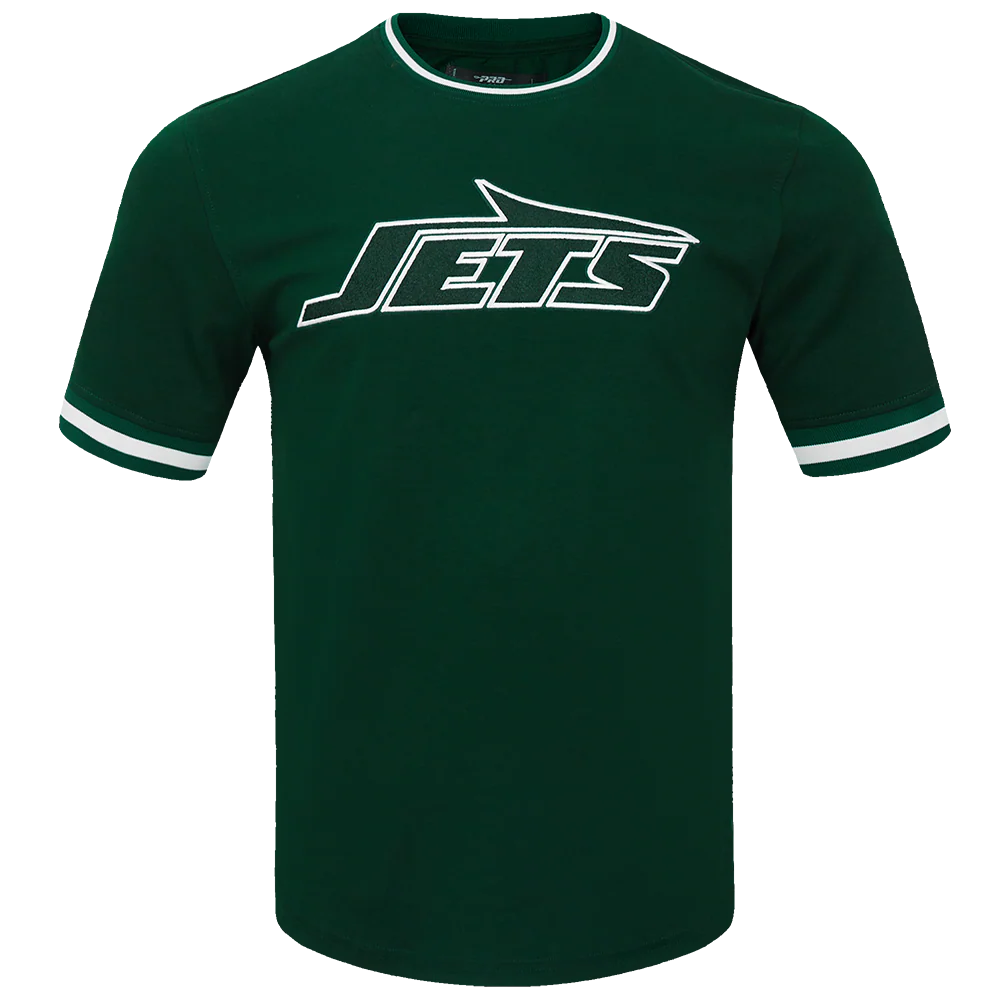 NFL NEW YORK JETS CLASSIC CHENILLE MEN'S TEE (FOREST GREEN)