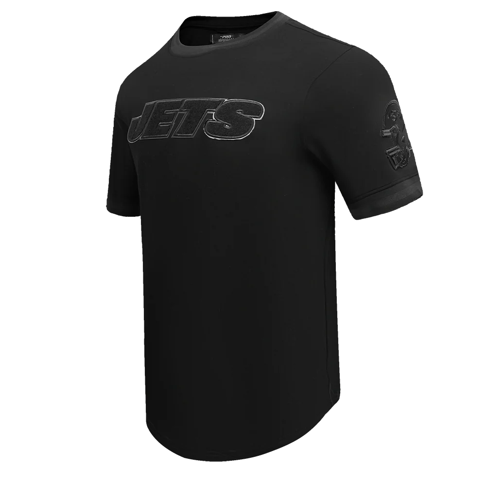 NFL NEW YORK JETS TRIPLE BLACK MEN'S DK TEE (TRIPLE BLACK) - Image 2