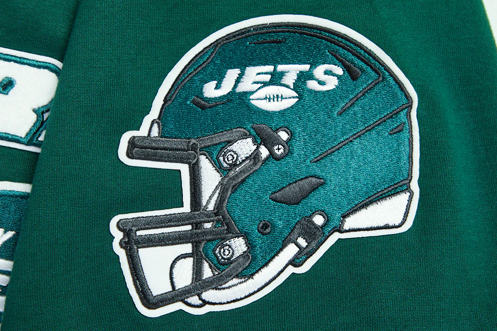 NFL NEW YORK JETS CLASSIC MEN'S WARM UP JACKET (FOREST GREEN) - Image 10