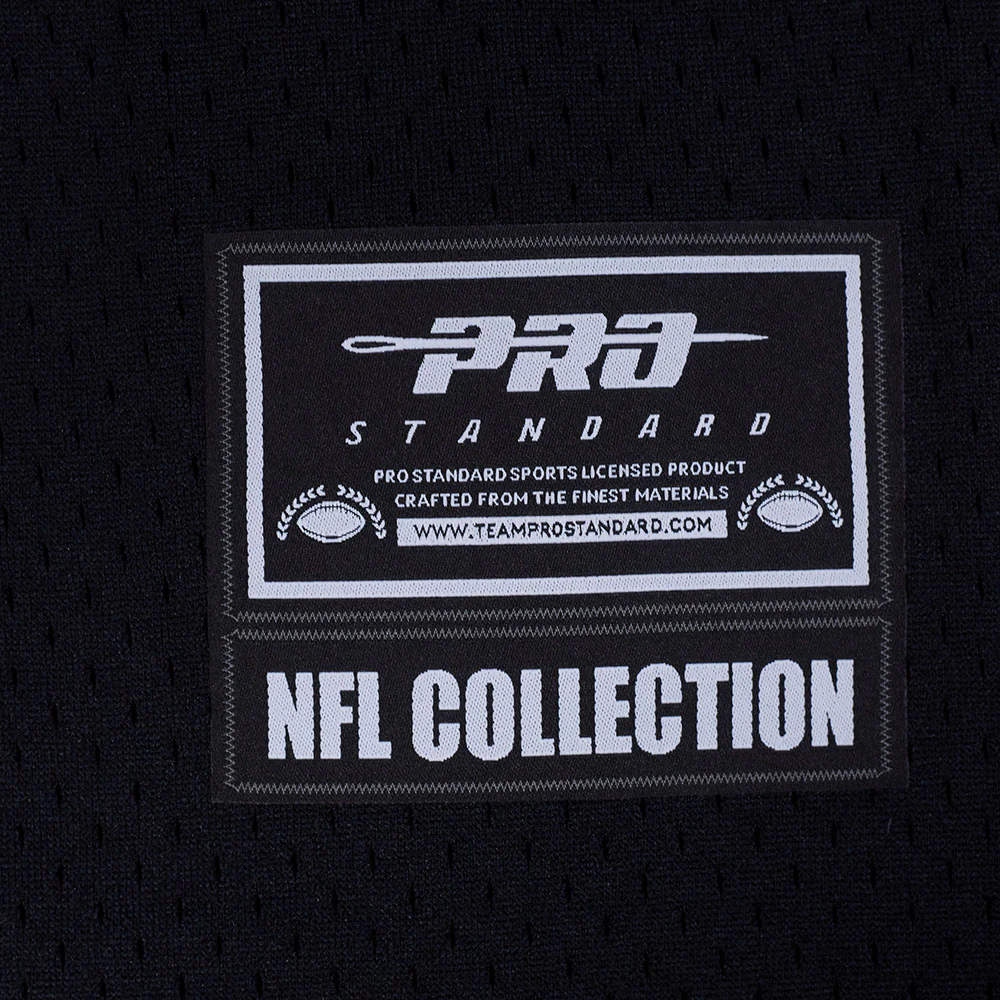 NFL NEW YORK JETS CLASSIC MESH MEN'S BUTTON DOWN SHIRT (BLACK) - Image 16