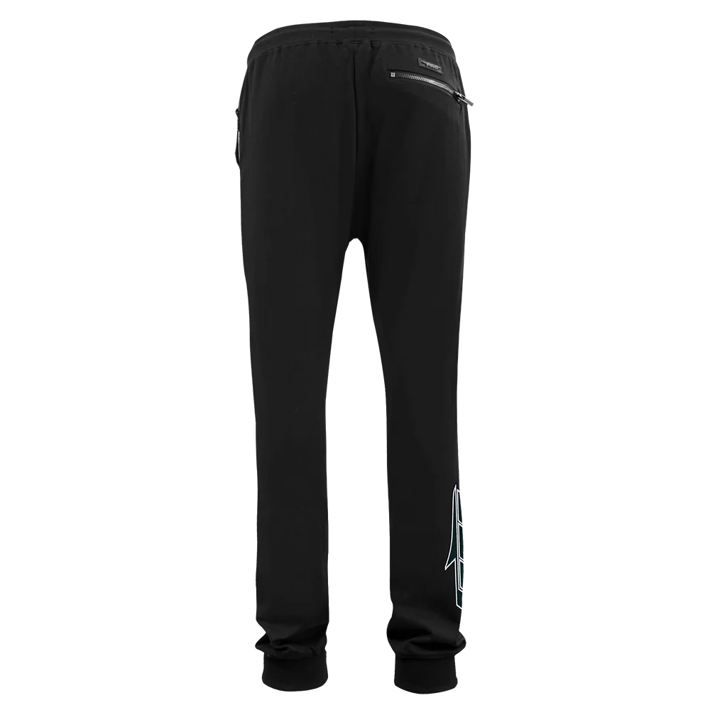 NFL NEW YORK JETS CLASSIC CHENILLE MEN'S DK JOGGER (BLACK) - Image 4