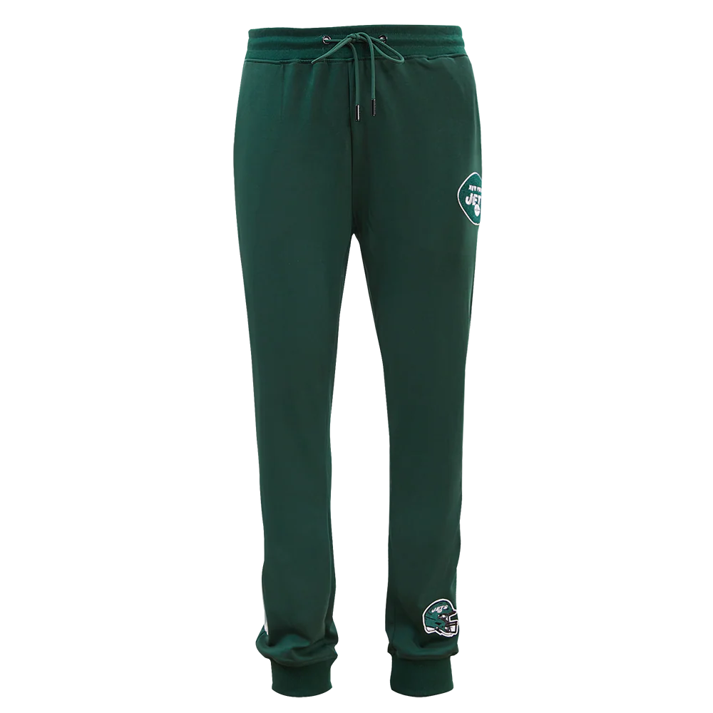 NFL NEW YORK JETS CLASSIC CHENILLE MEN'S DK JOGGER (FOREST GREEN)