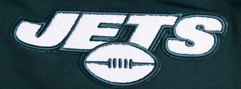 NFL NEW YORK JETS TURN IT UP MEN'S DROP SHOULDER FLC PO HOODIE (FOREST GREEN) - Image 5