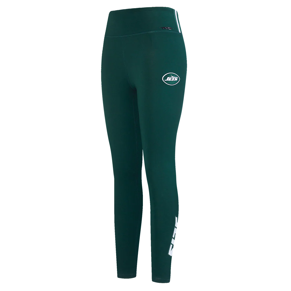 NFL NEW YORK JETS CLASSIC WOMEN'S JERSEY LEGGING (FOREST GREEN)