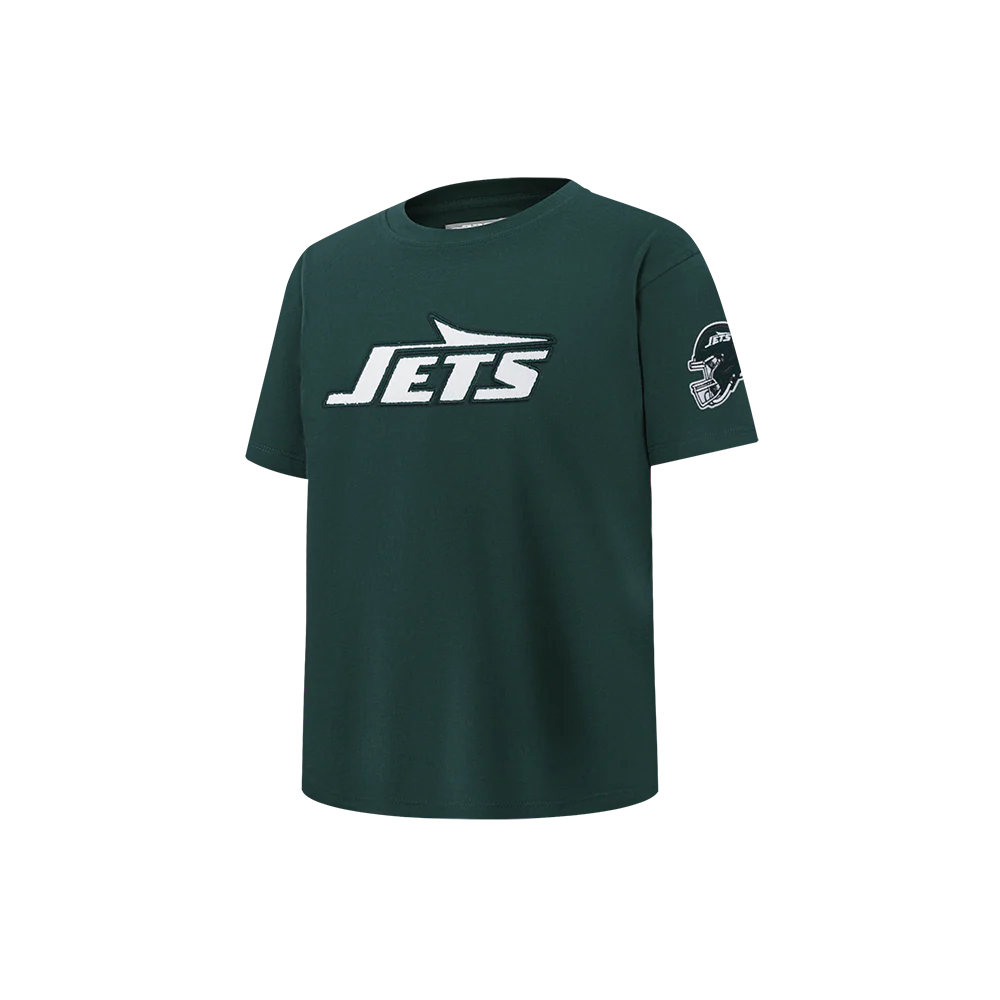 NFL NEW YORK JETS CLASSIC LITTLE BOY'S SS TEE (FOREST GREEN) - Image 3